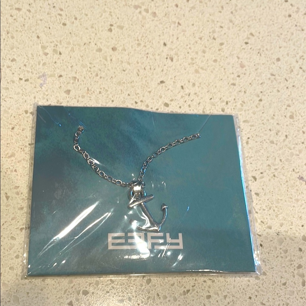 Effy Silver Anchor Necklace